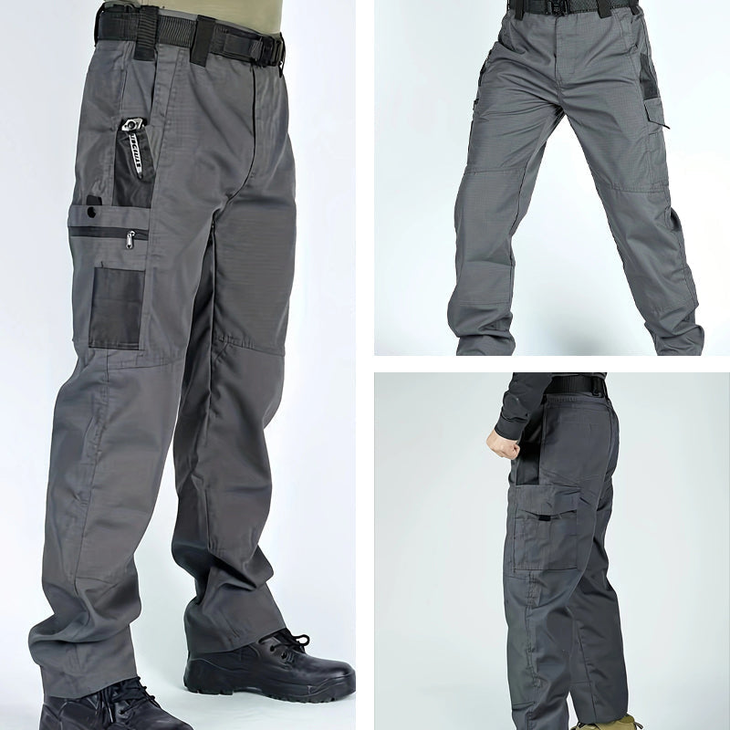 🔥 Pantalon cargo tactique pour homme « Pro-Favorite » avec de nombreuses poches – Polyester – Respirant 🎯