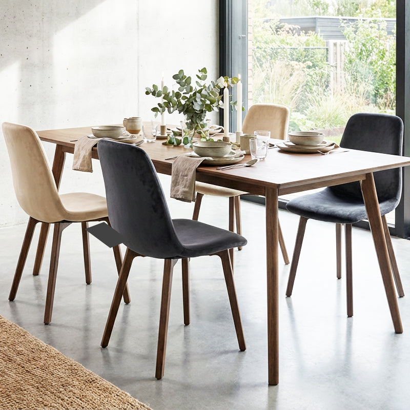 Housse de chaise souple et extensible à courbes