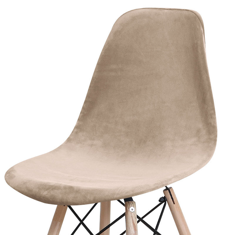 Housse de chaise souple et extensible à courbes