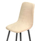 Housse de chaise souple et extensible à courbes