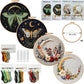 Kit de broderie DIY « Lune étoilée »