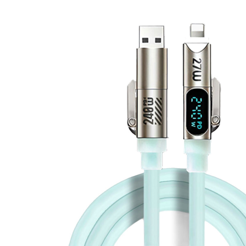 🔥Achetez-en 2, obtenez-en 1 gratuit🔥Câble de recharge rapide 4 en 1 de 240 W avec affichage numérique