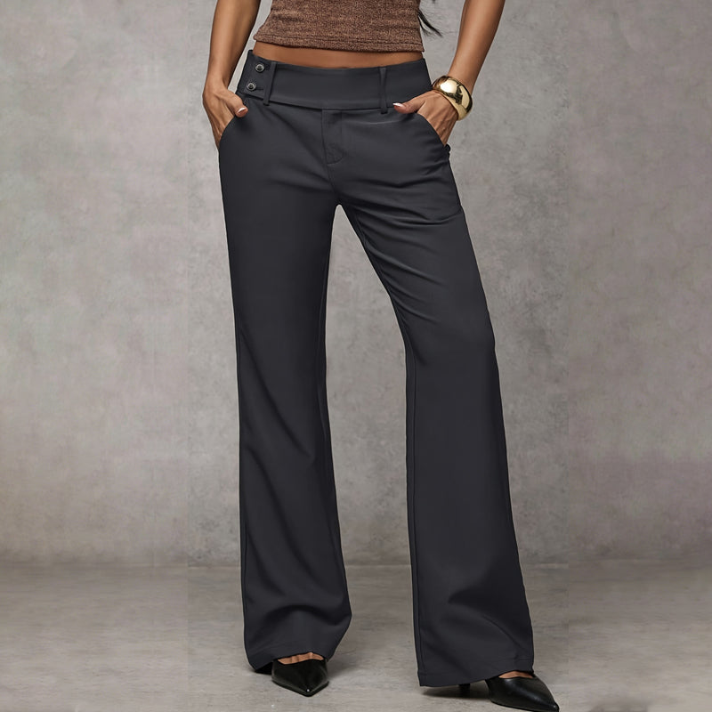 🔥 Nouveauté 2026 et en vedette - 49 % de réduction 🔥 Pantalon de tailleur évasé élégant pour femme
