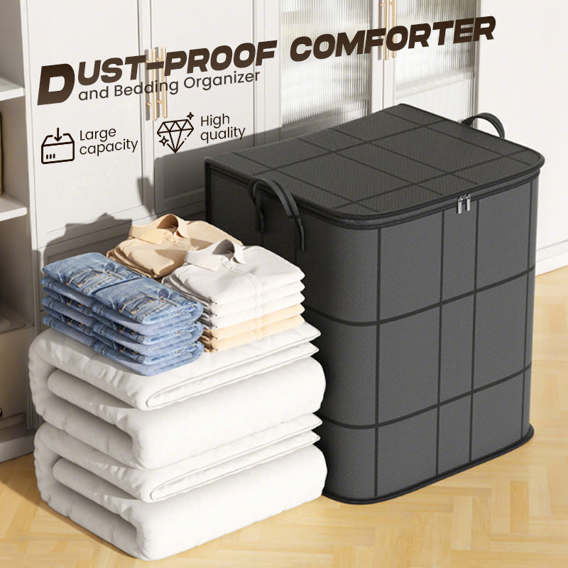 📢📢50 % DE RÉDUCTION !!!⏰ Housse de Protection pour Couette & Linge de Lit – Grande Capacité, Tissu Non Tissé Résistant & Design Pliable pour Un Rangement Optimisé 🌿