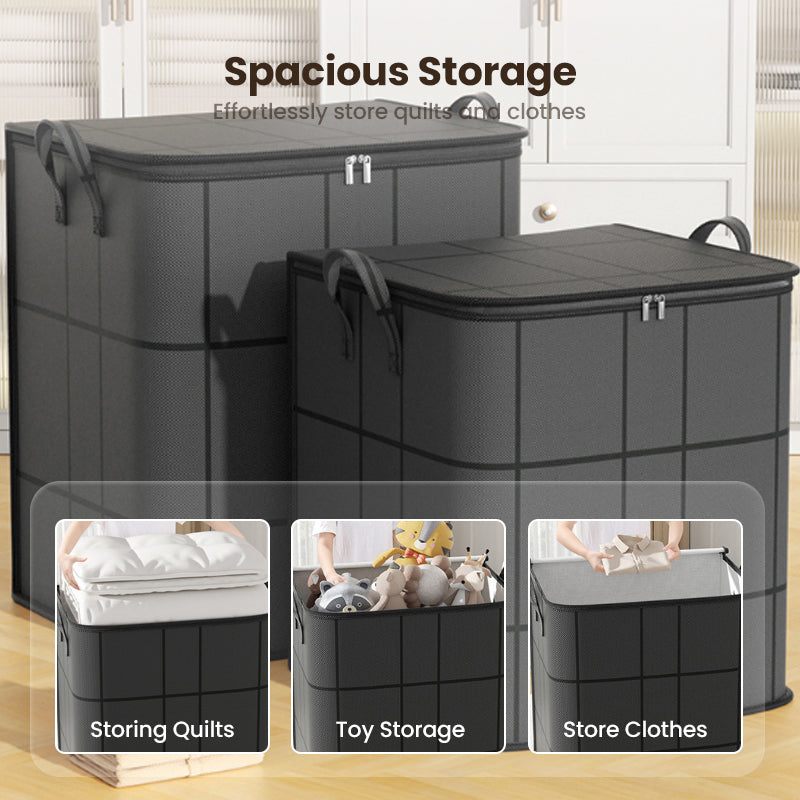 📢📢50 % DE RÉDUCTION !!!⏰ Housse de Protection pour Couette & Linge de Lit – Grande Capacité, Tissu Non Tissé Résistant & Design Pliable pour Un Rangement Optimisé 🌿