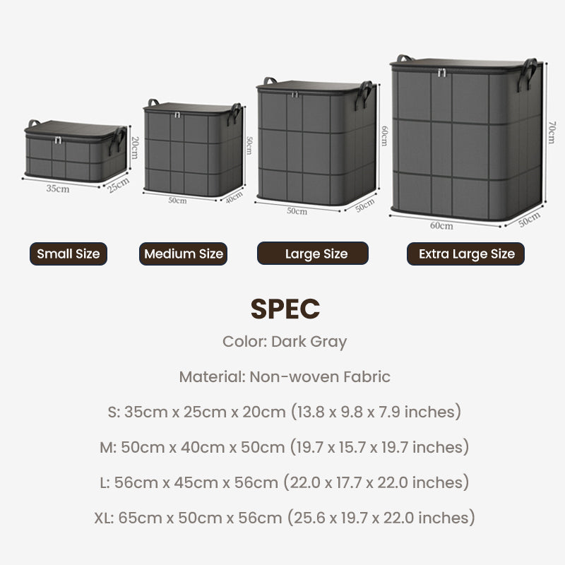 📢📢50 % DE RÉDUCTION !!!⏰ Housse de Protection pour Couette & Linge de Lit – Grande Capacité, Tissu Non Tissé Résistant & Design Pliable pour Un Rangement Optimisé 🌿
