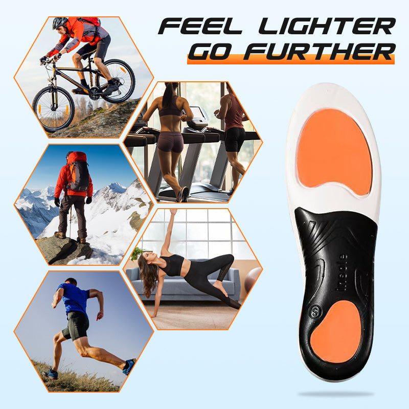 💎 50% DE RÉDUCTION ! 💎 Semelles Sportives Amortissantes avec Soutien de la Voûte Plantaires – Absorption des Chocs & Stabilité Maximale 🏃‍♂️⚡