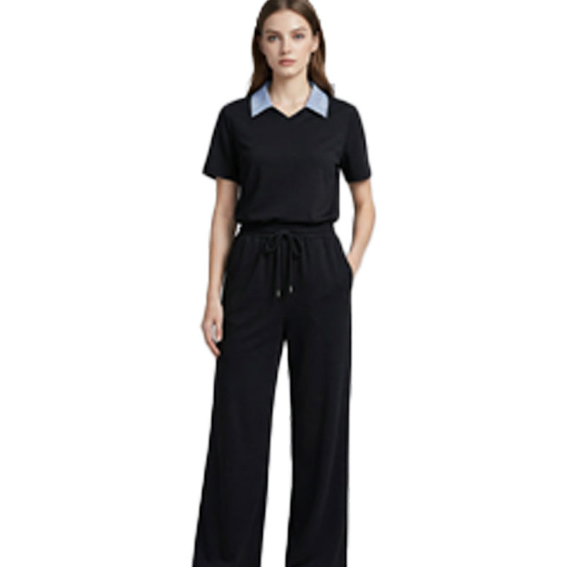 Haut à manches courtes et pantalon pour femmes