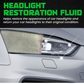📢📢50 % DE RÉDUCTION !!⏰ Fluide de Restauration de Phares – Anti-Jaunissement, Revêtement Cristallin & Application Express  🚗✨