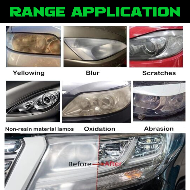 📢📢50 % DE RÉDUCTION !!⏰ Fluide de Restauration de Phares – Anti-Jaunissement, Revêtement Cristallin & Application Express  🚗✨