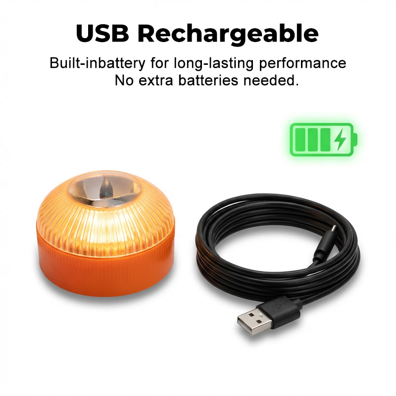🚗 ACHETEZ 3, OBTENEZ 1 GRATUIT! 💡 Lampe d'Avertissement d'Urgence LED Magnétique – Étanche, Aimant Puissant & Idéale Pour Pannes & Dépannage 🚨