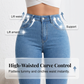 👖 50 % DE RÉDUCTION ! 💙 Jean stretch taille haute évasé pour femme – Coupe confortable, style rétro et tissu extensible 🌸