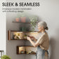 🥳SOLDES 2026🥳 💝Étagère murale d'angle en bois rustique