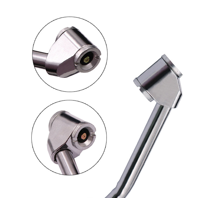 📢📢50 % de réduction !! ⏰ Gonfleur Pneus Robuste : Manomètre Intégré & Double Tête pour Auto/Moto