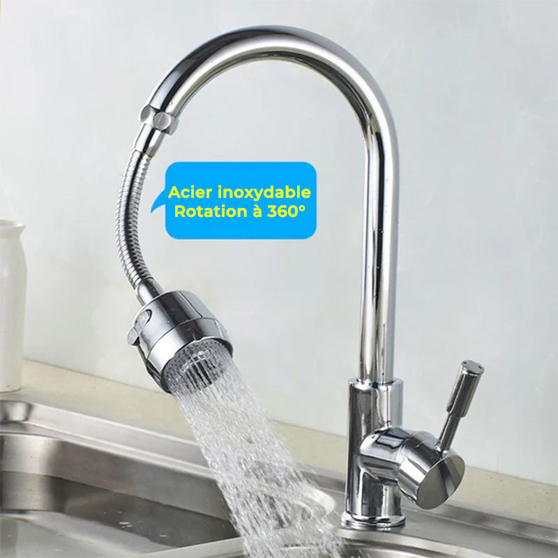 💎 Achetez 2 obtenez 1 GRATUITEMENT ! 💎 Rallonge Robinet Cuisine Rotative 720° – Anti-Éclaboussures, 2 Modes & Installation Sans Outil 🚰✨
