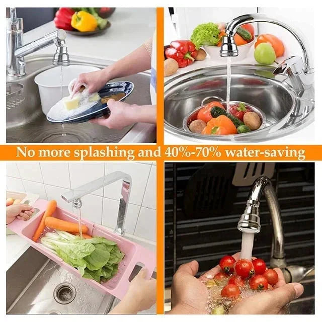 💎 Achetez 2 obtenez 1 GRATUITEMENT ! 💎 Rallonge Robinet Cuisine Rotative 720° – Anti-Éclaboussures, 2 Modes & Installation Sans Outil 🚰✨