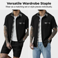 Ensemble 2 pièces pour homme : haut à manches courtes et short à cordon