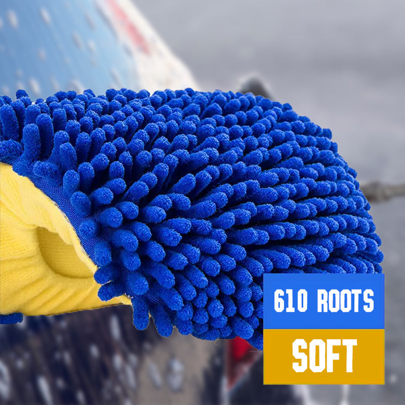🚗50 % DE RÉDUCTION MAINTENANT ! 🧽 Balai de lavage de voiture télescopique à long manche en aluminium durable – Microfibre douce, anti-rayures et longueur réglable ✨