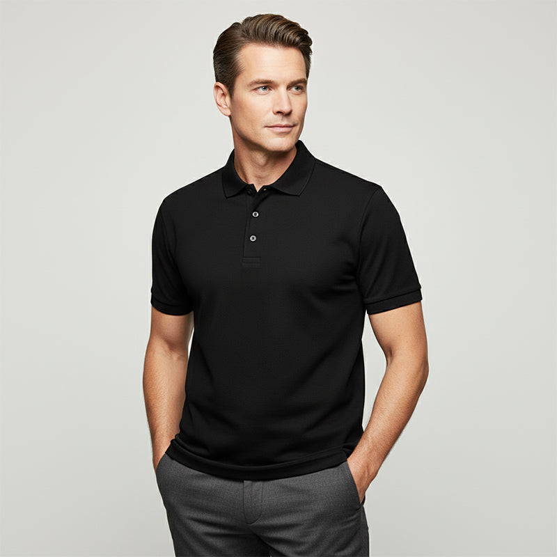 📢📢50 % de réduction !! ⏰T-shirt à col et manches courtes à séchage rapide pour homme
