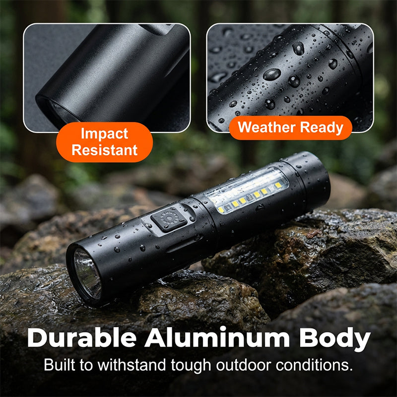 Lampe torche LED ultra-puissante et portable 🔦 Votre compagnon idéal pour les activités en plein air