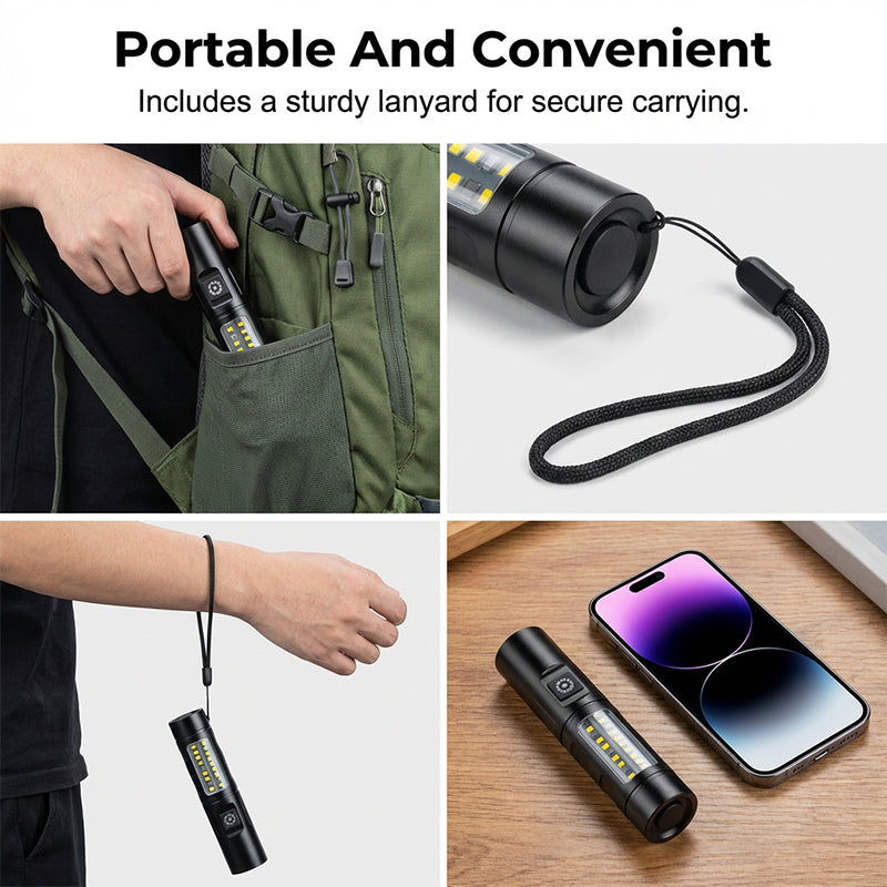Lampe torche LED ultra-puissante et portable 🔦 Votre compagnon idéal pour les activités en plein air