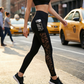👖💎 PROMO -50% ! Pantalon Taille Haute Femme – Design Sport-Élégant, Poches & Motif Cœurs (7 Couleurs)