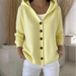 🔥✨50% DE RÉDUCTION! ✨Cardigan en tricot boutonné à capuche pour femme