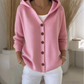 🔥✨50% DE RÉDUCTION! ✨Cardigan en tricot boutonné à capuche pour femme