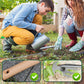 Fourche à désherber multifonctionnelle avec manche en bois✨Une aide précieuse pour les travaux de jardinage et le désherbage
