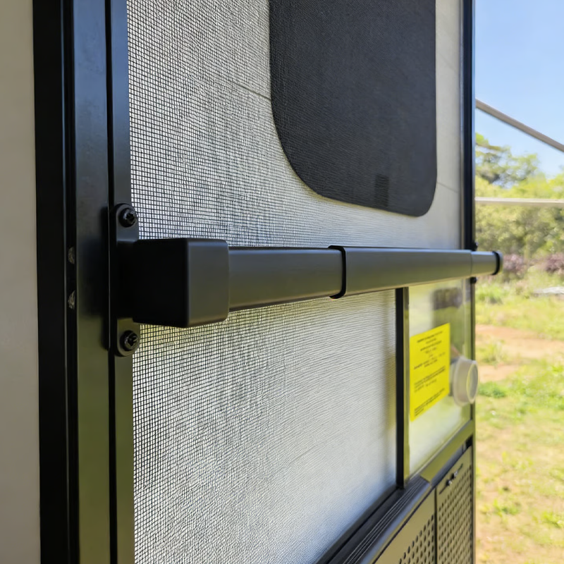🚐 50% DE RÉDUCTION! 🔧 Barre de Poignée en Aluminium pour Porte Moustiquaire de Camping-Car – Robuste, Légère & Installation Facile 🏕️