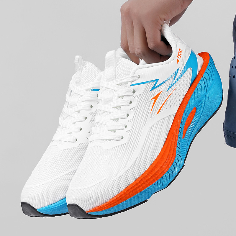 👟🏃 PROMO FLASH 50% ! Chaussures de Course Femme Amortissantes – Semelle Épaisse, Tige Mesh Respirant, Semelle Caoutchouc Antidérapant, 6 Couleurs, 35-45 🌬️