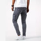 Pantalon cargo en denim stretch
