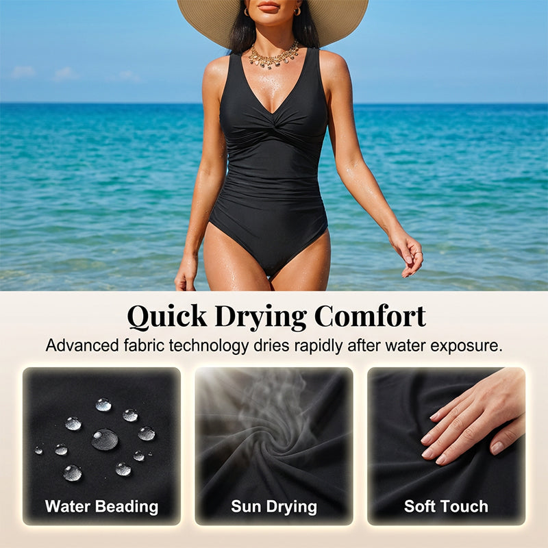 👙✨ 50 % de réduction ! 💃 Maillot de bain sculptant — Coupe ajustée