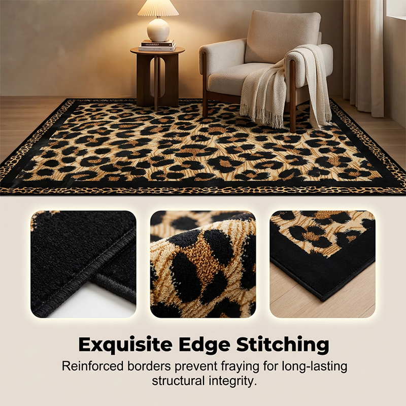 💎 50% DE RÉDUCTION ! 💎 Tapis moelleux à poils courts pour canapé et table basse