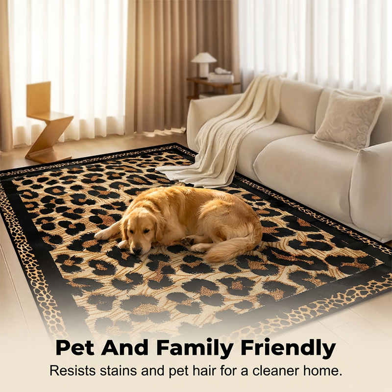 💎 50% DE RÉDUCTION ! 💎 Tapis moelleux à poils courts pour canapé et table basse