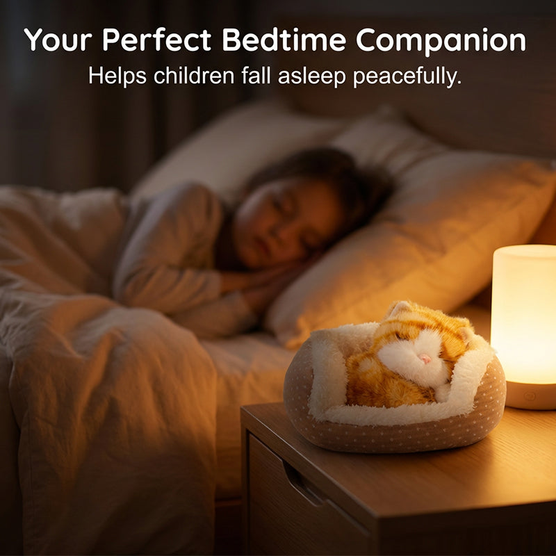 🏠 Adorable peluche animal endormi 🐾 Le compagnon idéal pour l'heure du coucher