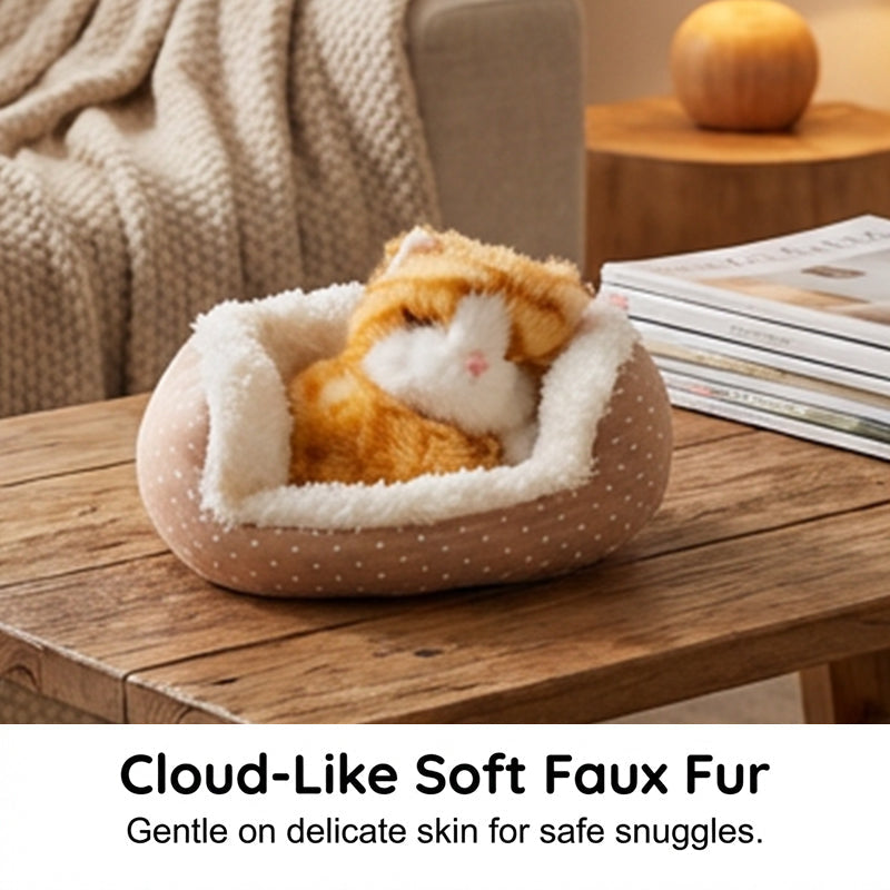 🏠 Adorable peluche animal endormi 🐾 Le compagnon idéal pour l'heure du coucher