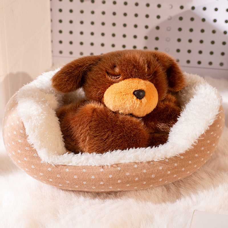 🏠 Adorable peluche animal endormi 🐾 Le compagnon idéal pour l'heure du coucher