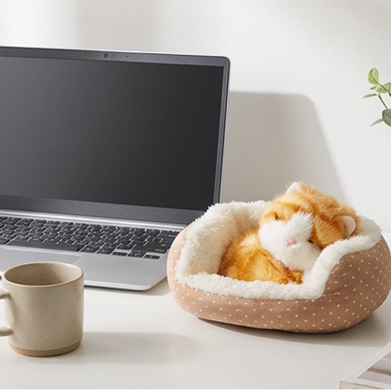 🏠 Adorable peluche animal endormi 🐾 Le compagnon idéal pour l'heure du coucher