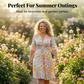 Robe évasée à nouer à la taille, imprimé floral, pour un look décontracté