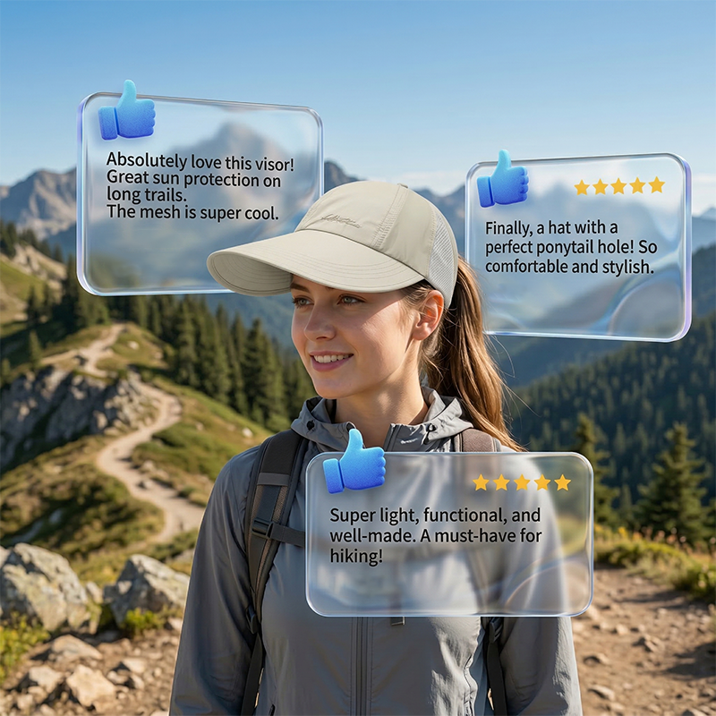 🧢⛱️ PROMO -50% ! Chapeau de Baseball à Large Bord Femme – Protection UV, Léger & Respirant (6 Options, Tour 54-60 cm)
