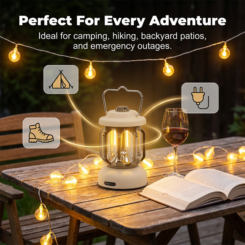 Lampe de camping LED à intensité variable 🔥 Illuminez votre aventure ! 🌟