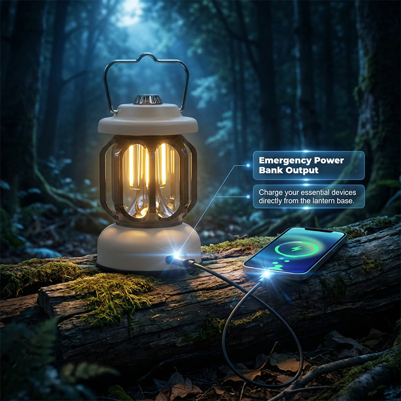 Lampe de camping LED à intensité variable 🔥 Illuminez votre aventure ! 🌟