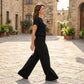 👗 PROMO LIMITÉE 50% DE RÉDUCTION ! ✨ Ensemble Maille Côtelée Femme – Haut & Pantalon Large, Confort Absolu 🌿