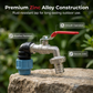 🛠️💧 PROMO FLASH 50% ! Kit de Raccordement Complet pour Cuve IBC – Robinet Zinc, Adaptateurs, Tuyaux & Joints, Installation Facile Sans Outils, Parfait pour Récupération d'Eau de Pluie 🌧️