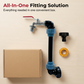 🛠️💧 PROMO FLASH 50% ! Kit de Raccordement Complet pour Cuve IBC – Robinet Zinc, Adaptateurs, Tuyaux & Joints, Installation Facile Sans Outils, Parfait pour Récupération d'Eau de Pluie 🌧️