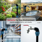 🛠️💧 PROMO FLASH 50% ! Kit de Raccordement Complet pour Cuve IBC – Robinet Zinc, Adaptateurs, Tuyaux & Joints, Installation Facile Sans Outils, Parfait pour Récupération d'Eau de Pluie 🌧️