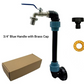 🛠️💧 PROMO FLASH 50% ! Kit de Raccordement Complet pour Cuve IBC – Robinet Zinc, Adaptateurs, Tuyaux & Joints, Installation Facile Sans Outils, Parfait pour Récupération d'Eau de Pluie 🌧️