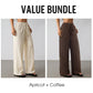 👖 50 % DE RÉDUCTION EN CE MOMENT ! Pantalon large à rayures pour femme avec cordon de serrage – Léger, respirant et à taille ajustable pour un look chic et décontracté ✨🍃