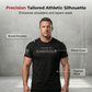 👕💪🔥 PROMO -50% ! T-Shirt Col Rond Coupe Athlétique Homme – Coton Respirant, Évacuation d’Humidité & Freedom de Mouvement (Vert/Noir, S-3XL)